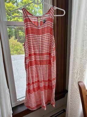 Old Navy striped coral dress